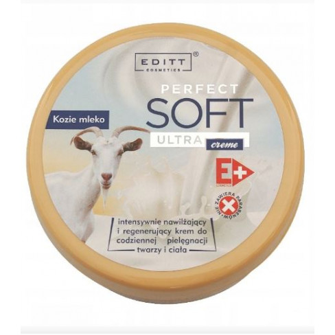 Editt cosmetics soft test és arckrém kecsketej kivonattal 150g fehér